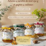 offre pack 4 miels 250g